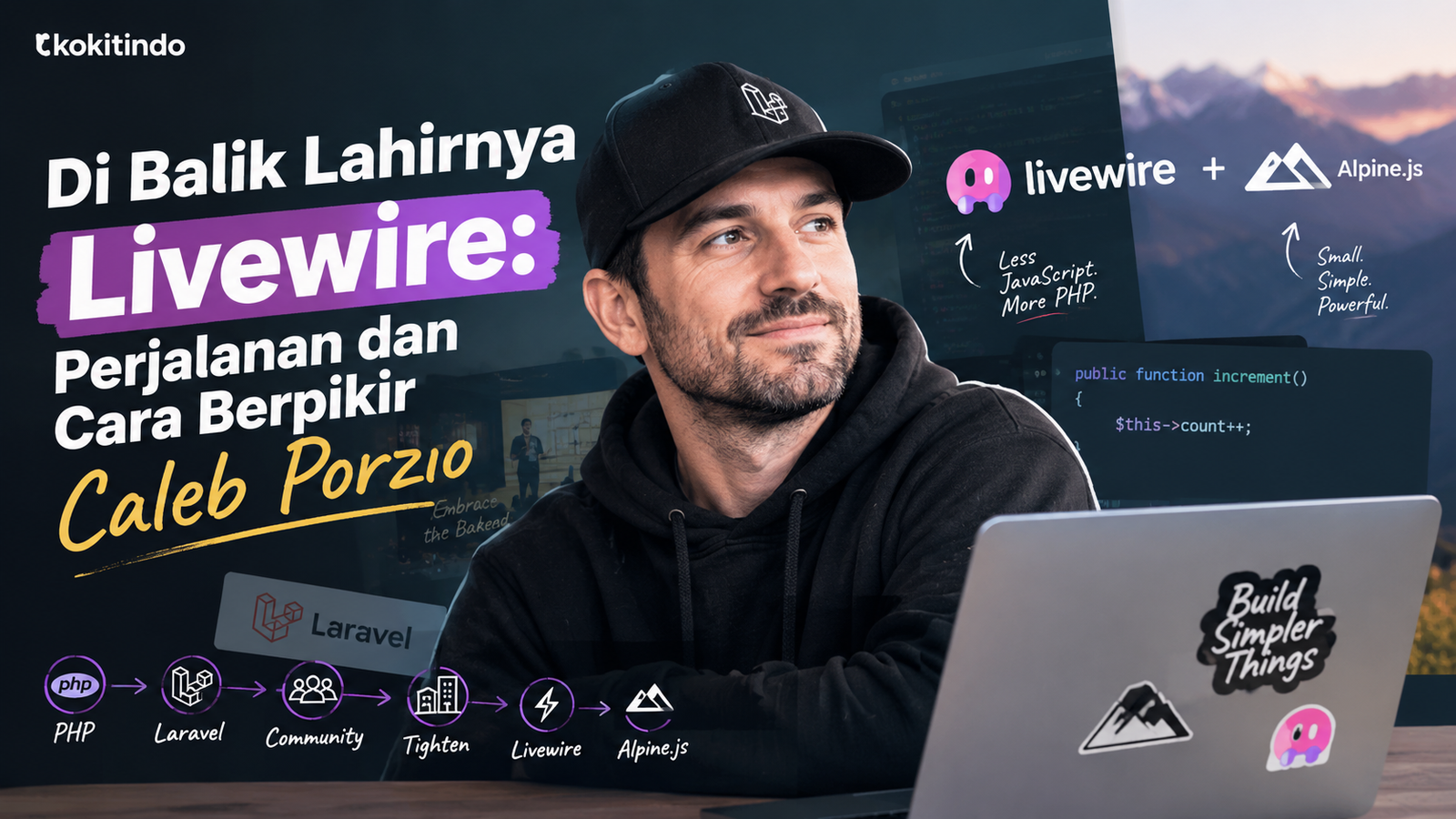 Di Balik Lahirnya Livewire: Perjalanan dan Cara Berpikir Caleb Porzio