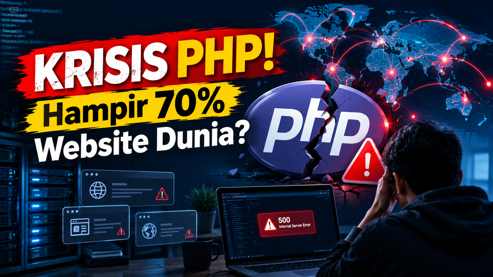 Krisis PHP: Hampir 70% Website Dunia Terdampak, Bagaimana Nasib Web Kamu ?